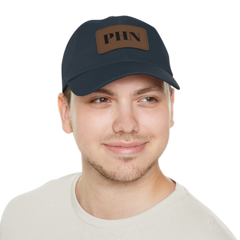 PHN Signature Leather Patch Dad Hat - 4 Colors