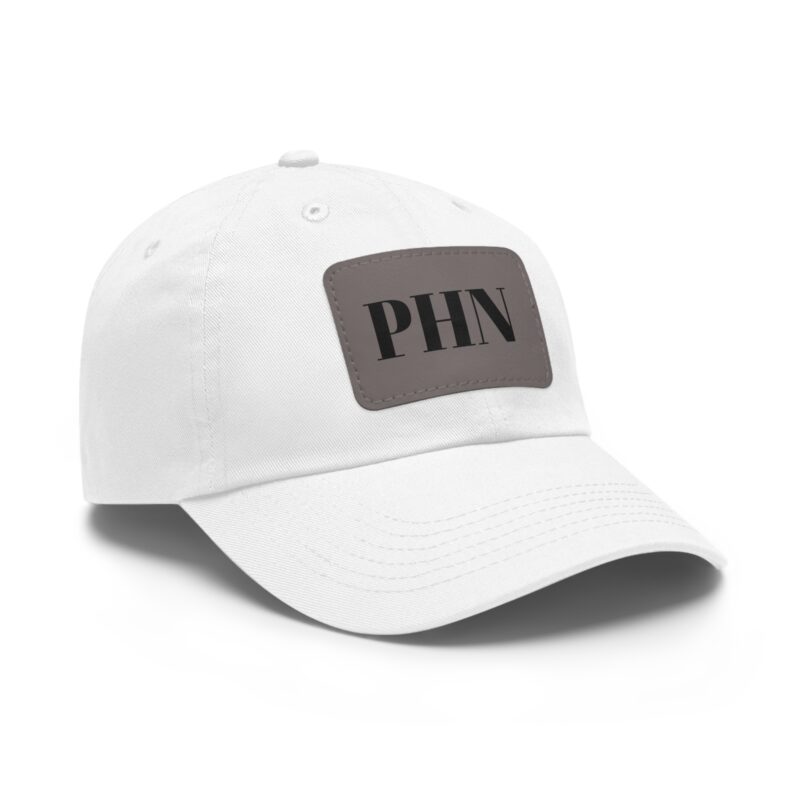PHN Signature Leather Patch Dad Hat - 4 Colors - Image 8